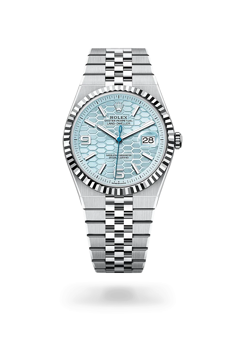Rolex Land-Dweller 40, Oyster, 40 mm, platino