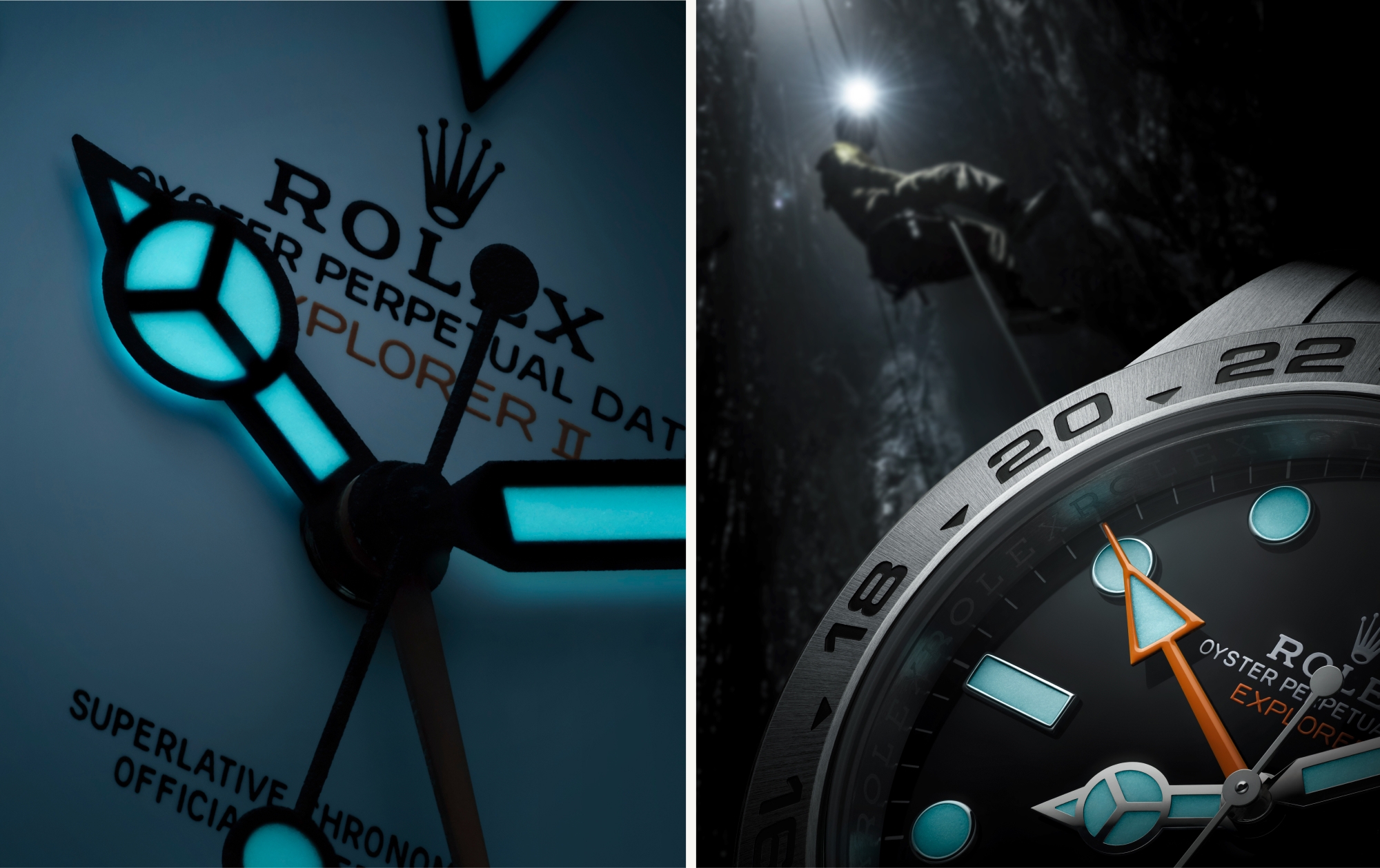 Rolex explorer ii oyster bracelet m226570 0001 and m226570 0002 landscape