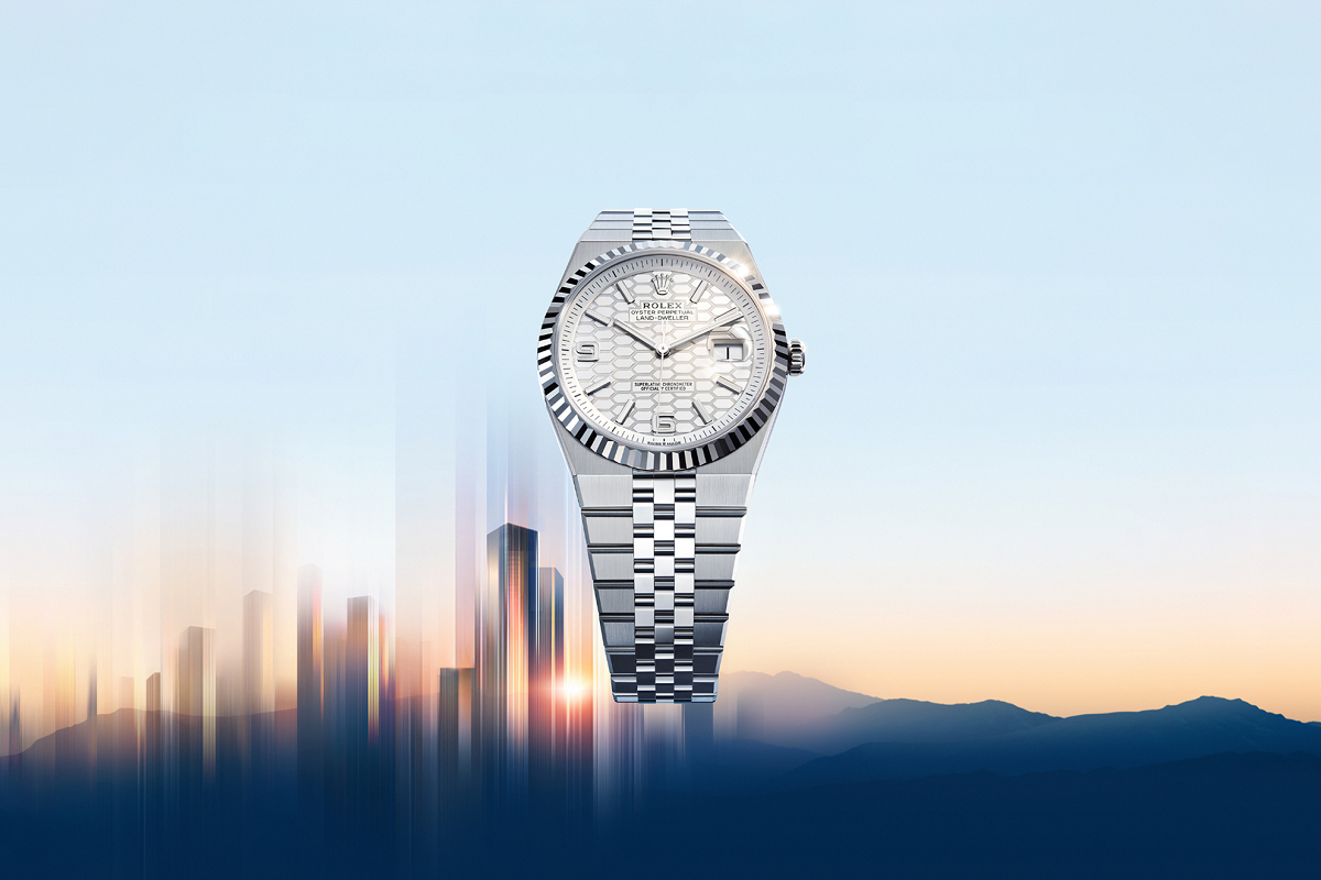 Rolex new watches 2025 land dweller m127334 0001 2501fj 001 landscape