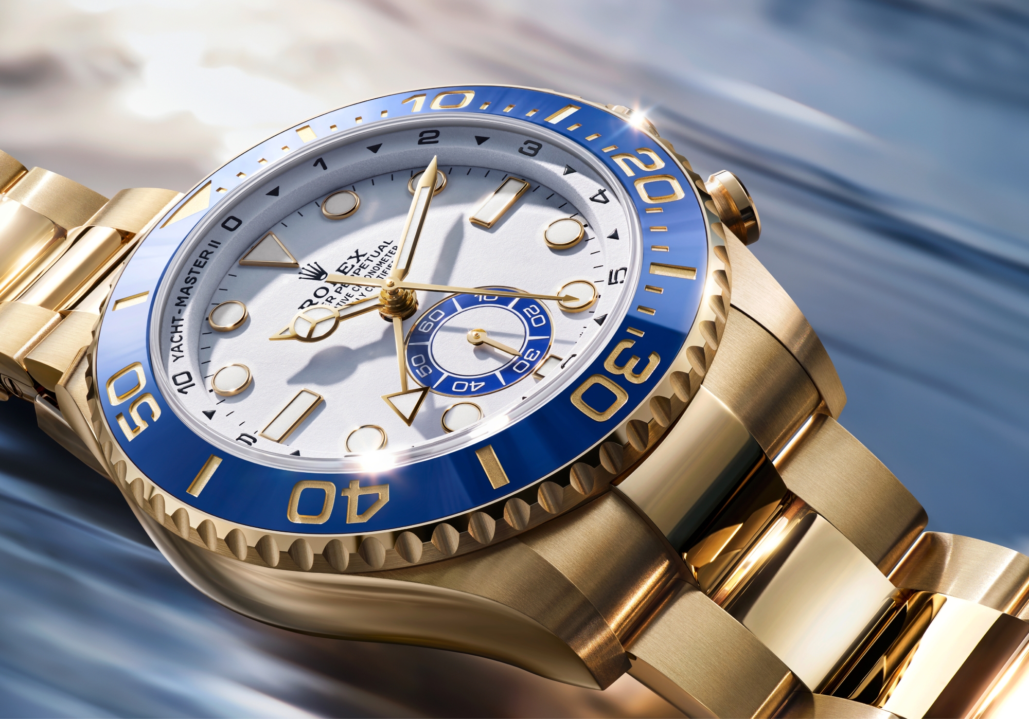 Rolex yacht master II cerachrom bezel insert m126688 0001 landscape