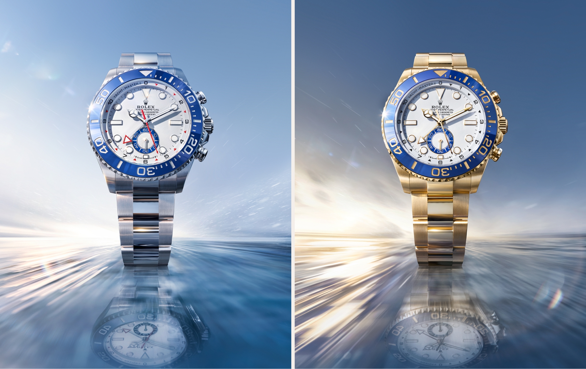 Rolex yacht master II countdown function m126680 0001 and m126688 0001 landscape